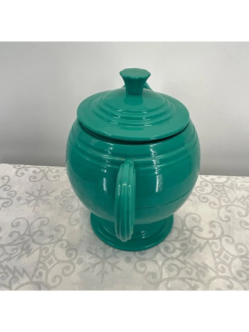 Fiesta‎ Teal/Aqua Thermal Insulated Plastic Teapot Stainless Interior